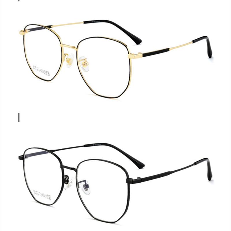 

Fashion Sunglasses Frames Pure Titanium Polygon Spectacle Men's Retro Business Myopia Eyeglasses Women's Simple And Fresh Literary Eyewears