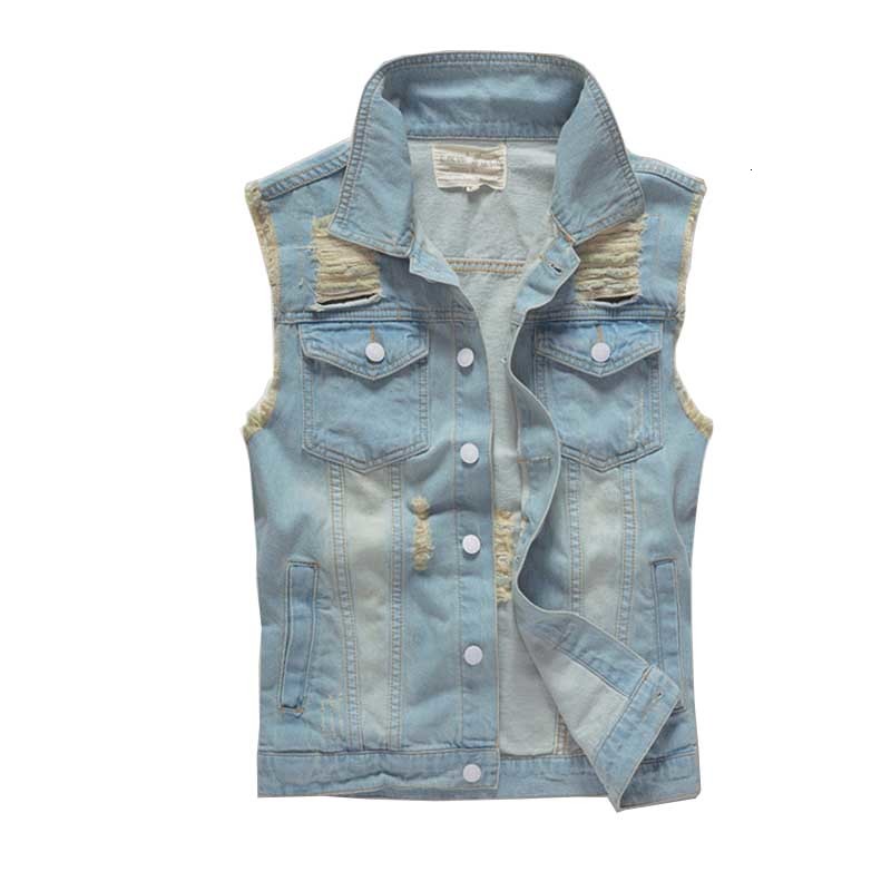 

2021 New Korean Fashion Style Maduro Men Denim Portrait Sleeves Without Grease Pants Retro Cotton Collection Plus Size -5xl A6nk, Light blue.