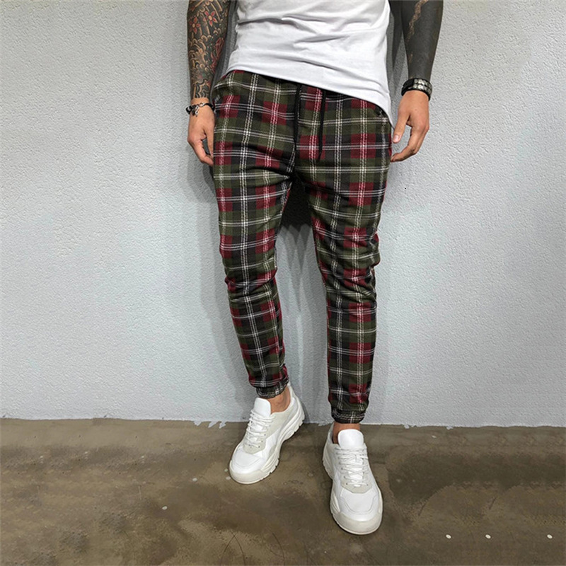 

2021 New Pants Joggers Streetwear Hip Hop Scotland Plaid Pattern Ny Fitness Tights Tracksuit Bottom Harajuku Casual Trousers Men Ylvv, Type2