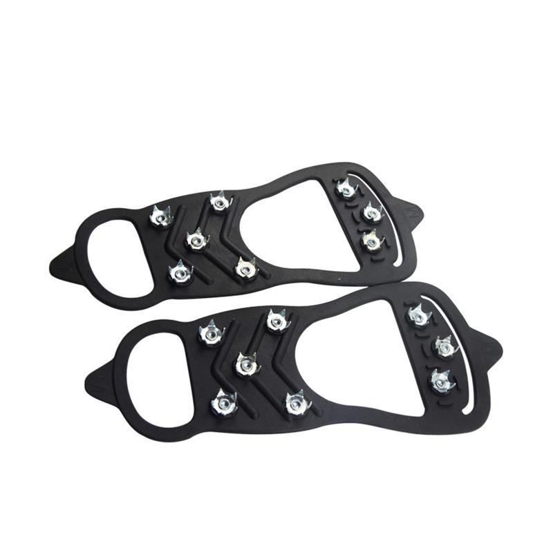 

Cords, Slings And Webbing 8-tooth Outdoor Non-slip Shoe Ice Cleats Walk Traction Spikes Crampons For Boots Climbing