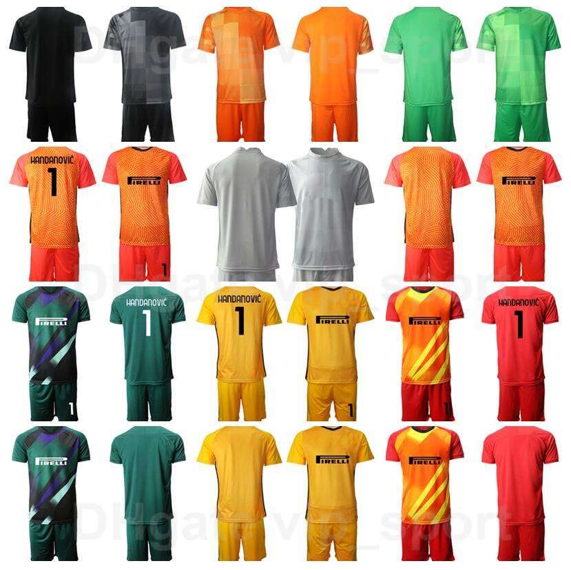 

Men Goalkeeper Soccer GK 21 Alex Cordaz Jersey Set Goalie 12 Julio Cesar 1 Samir Handanovic Walter Zenga For Sport Fans Football Shirt Kits, Black