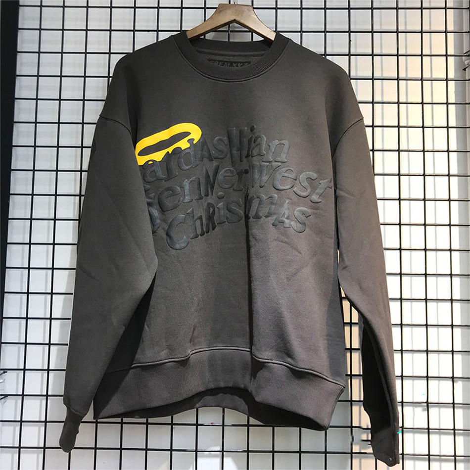 

2021 New Kardashian Jenner Christmas Pullover Best Quality Loose Kanye West Cpfm.xyz Sweatshirts Men Women Hoodie L7as