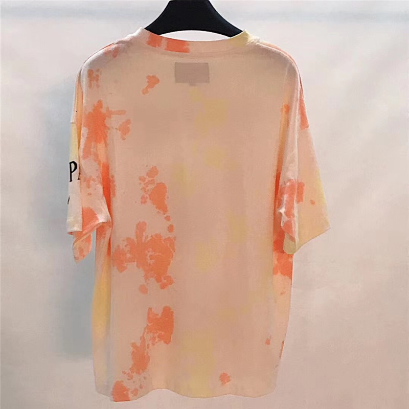 

New 2021 19ss Latest High Quality Hip-hop Tupac 2pac Tie Dyeing Commemorate Men Women t Shirt Streetwear Short Sleeve Tees 59p7 UOQN