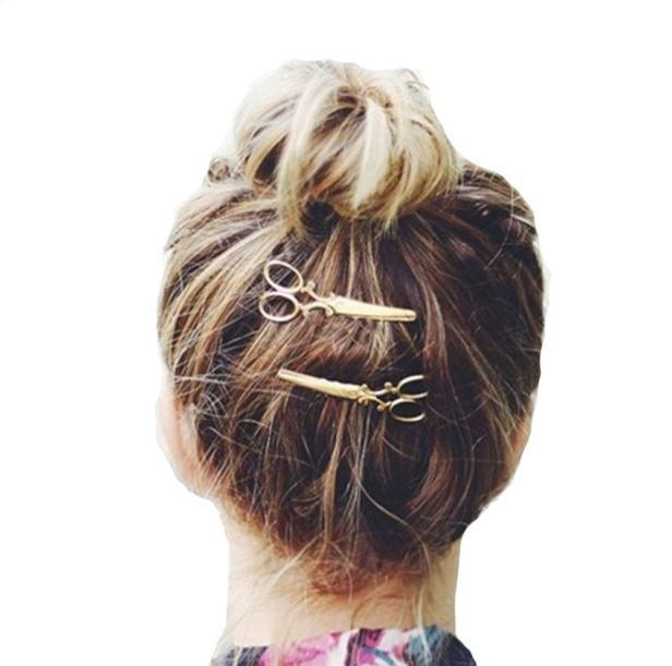 

1PC Hair Clip Women Headwear Casual Hair Accessories Headpiece New Fashion Scissors Sheap Barrettes Apparel Accessories 7.12