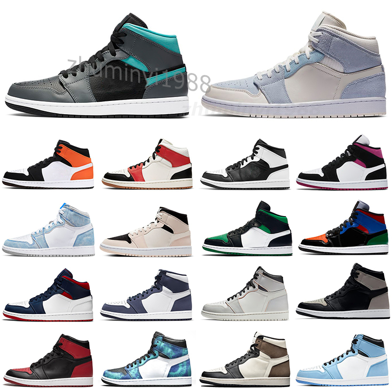 

2021 Newest 1 Basketball Shoes Banned High X OG Top 3 Black Toe White Red Black Men Chicago Red Royal Blue Sports Sneakers Size 7-13 ze4, # 30