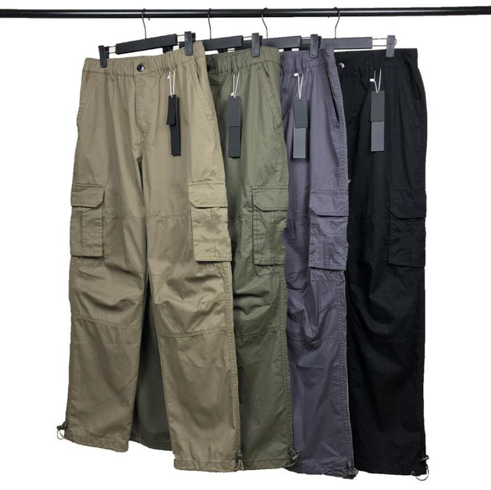 

Men's Pants Designers Trousers Badge Patches Letters Men Women Zipper Track Pant Cotton Casual Cargo Pants Streetwear Bib Overall Sport Homme Clothing, Black