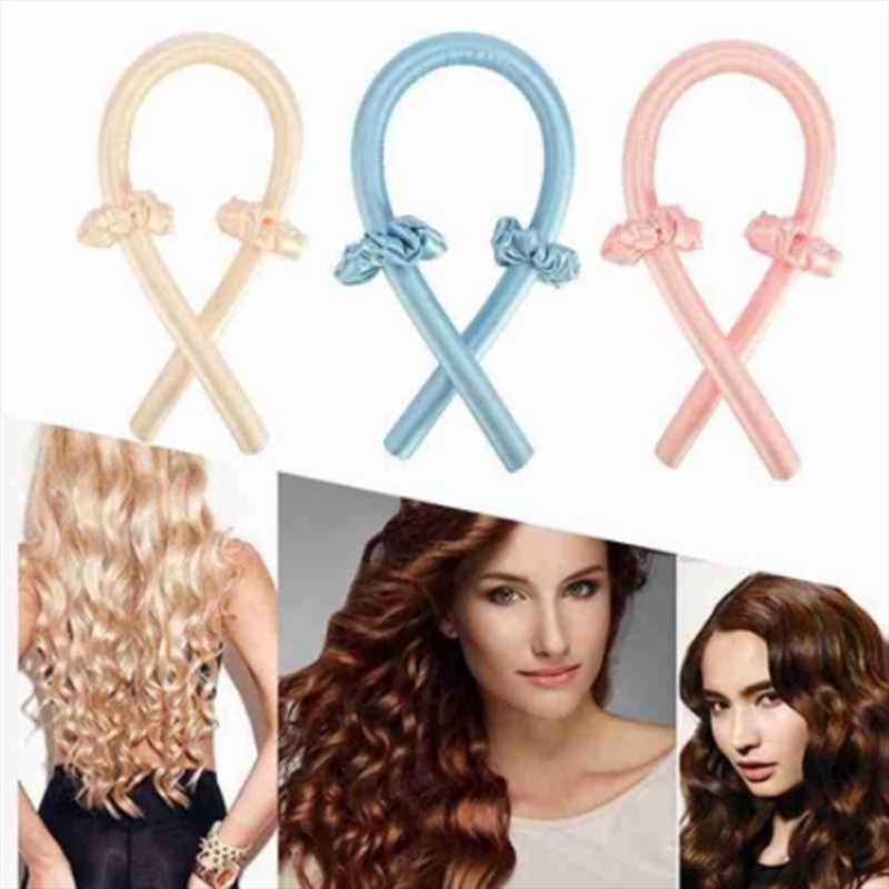 

Hot Band Set No Curling Iron-Free DIY Styling Tools for Long Medium Hair (Curling Irons +2 Circles + Clamps)