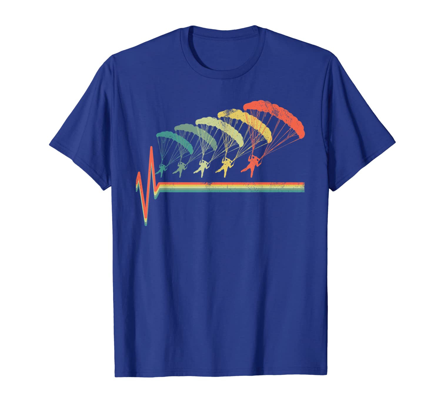 

parachute t-shirt heartbeat tshirt love skydiving tee gift, White;black