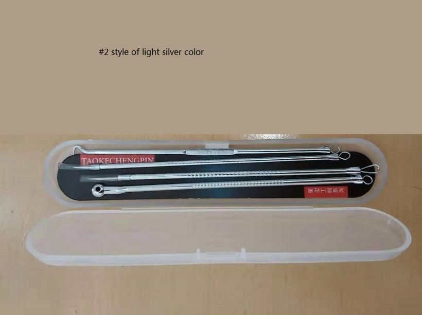 

Cleaning device professional double-head black head remover pore cleanser tools acne needle blackhead pimple extractor skin care tool stainless steel quality