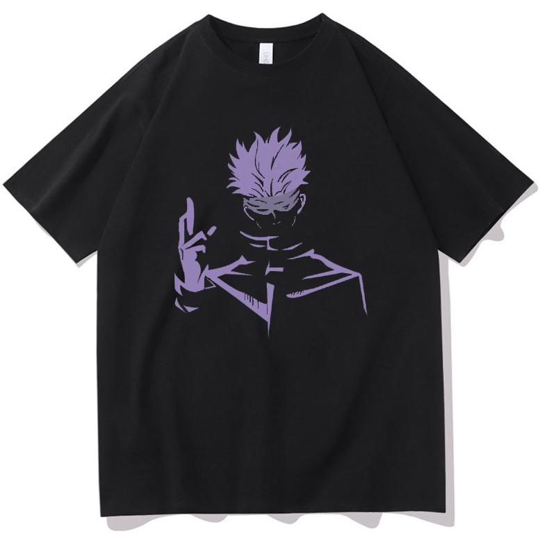 

Men's T-Shirts Cool Summer Men Tops Classic Anime Mnaga Character Printed T-shirt Fashion Street Cotton Breathable Crew Neck Short Sleeved T, White;black