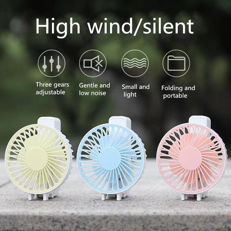 

Cartoon Pocket handheld Small Fans Usb Mini- Student Dormitory Desktop Bracket Fans Portablet Table fan air conditioner