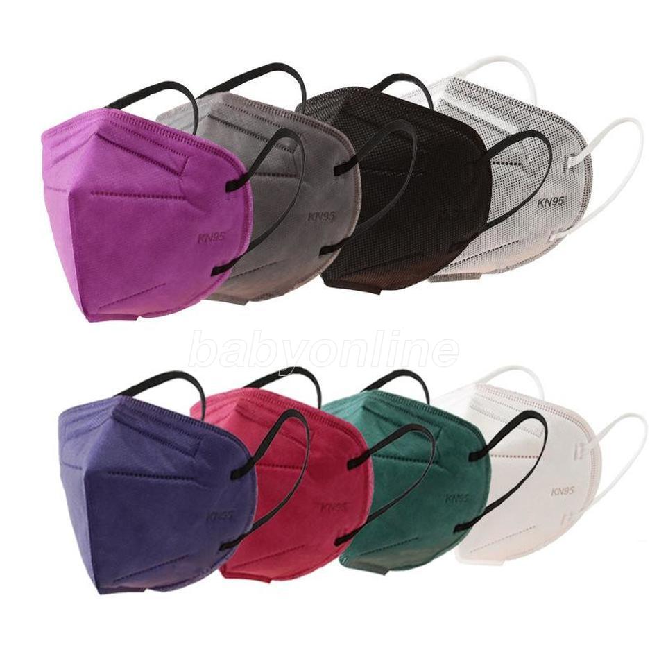 

6-PLY Non Woven Disposable Outdoor Cycling Face Mask Facial Protective Earloop Anti-Dust Sports Face masks Blue Black White