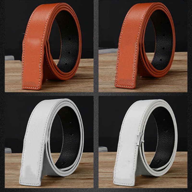 

Leather Men Belt Male Smooth Gold Letters Buckle Belts Young Personality Plate Buckles Fashion Jeans Cowskin With Gift Box Classic Waistband, Black;brown