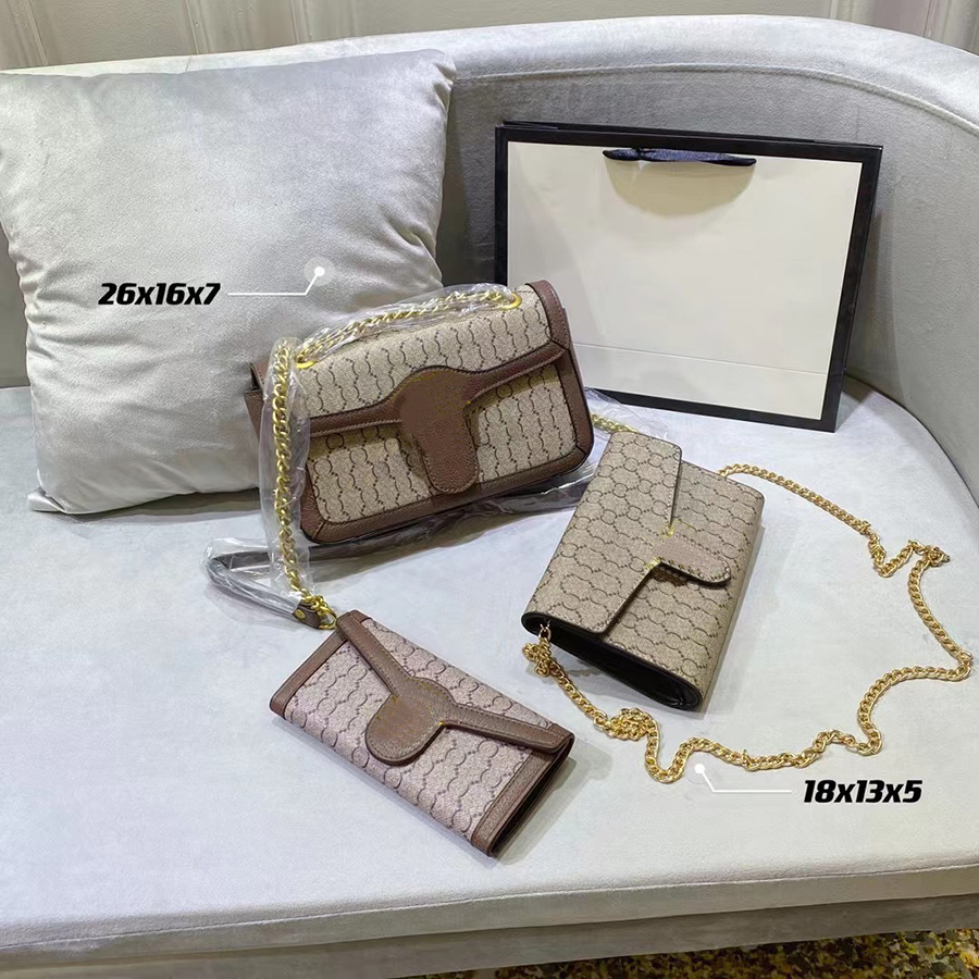 

Selling Classic pattern Fashion woman Shoulder Bags Three-piece Totes Handbag Genuine Leather Design Super Large Capacity High Quality Gifts 19, Dustbag