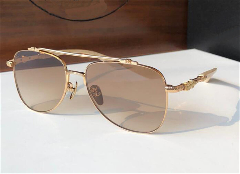 

Vintage fashion design sunglasses 8058 pilot metal frame retro generous style versatile outdoor uv400 protective glasses top quality