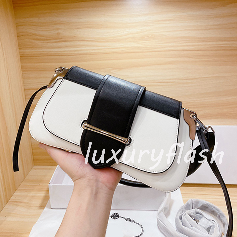 

Designers Women Shoulder Bag 2021 Fashion 6 Color Saddle Bags Classic Chain Flap Underarm Purse Female Crossbody Purses Luxurys Handbags US Handbag