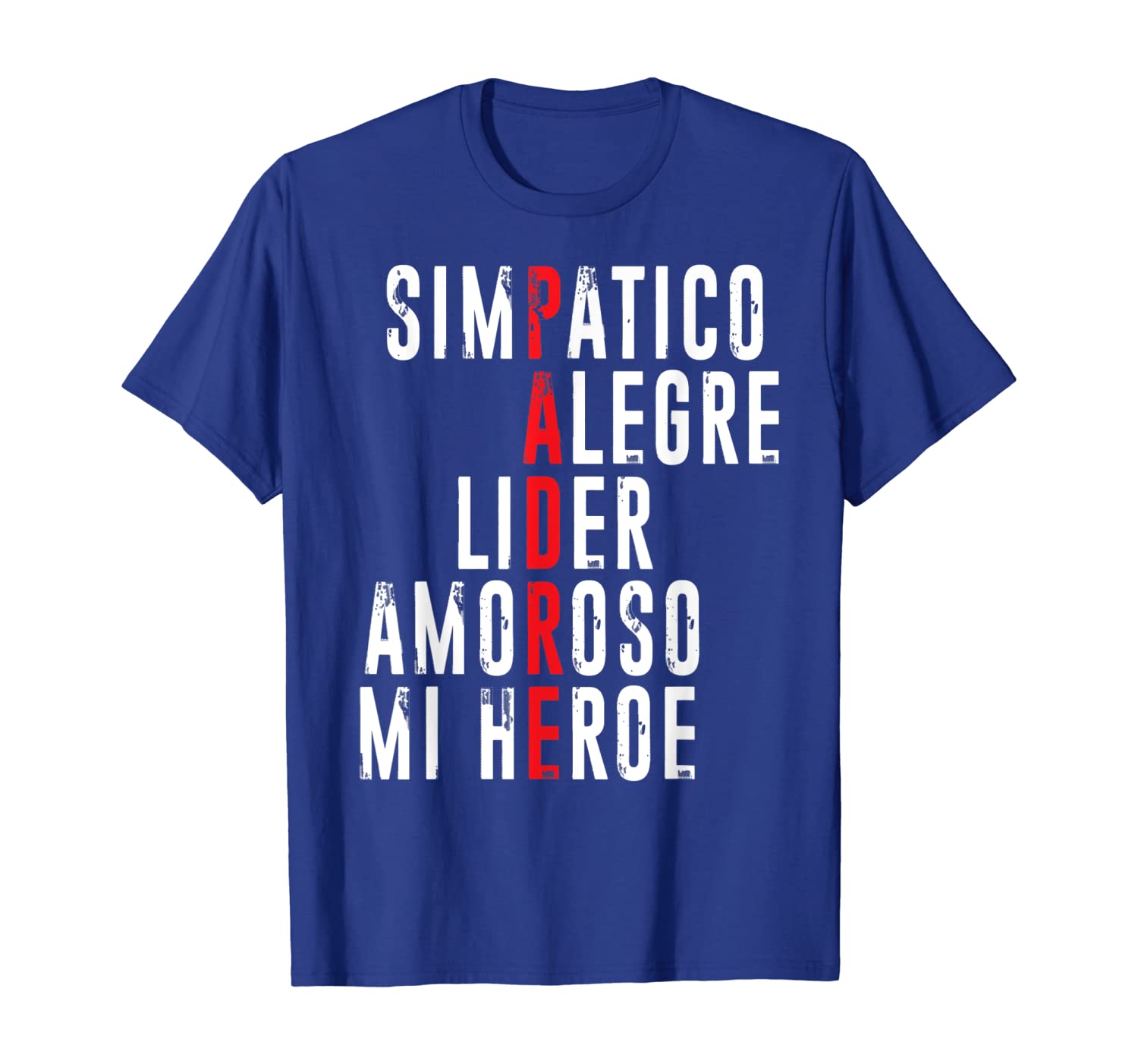 

spanish acronym shirt gift for father's day, White;black