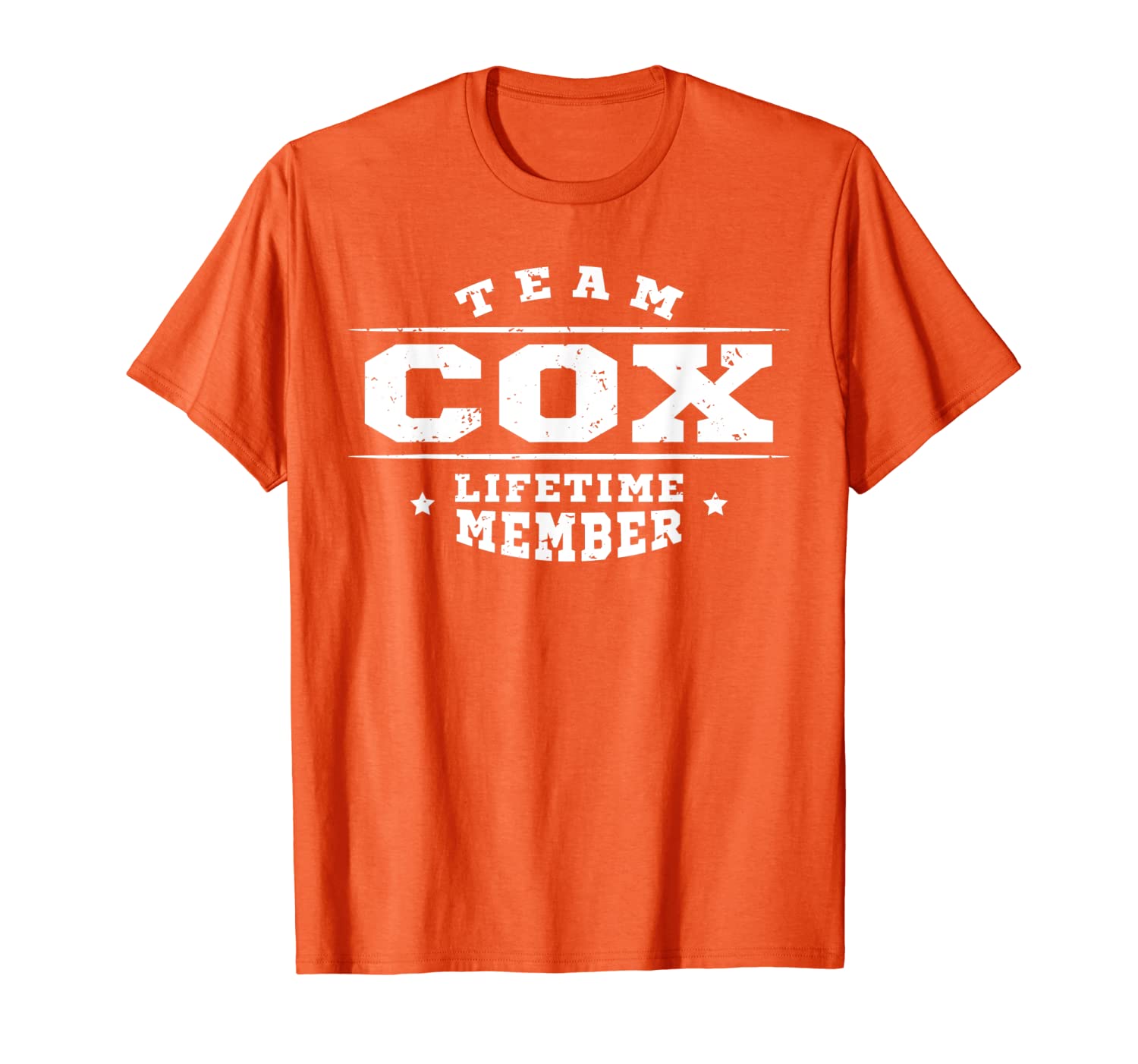 

team cox lifetime member gift shirt proud family surname t-shirt, White;black
