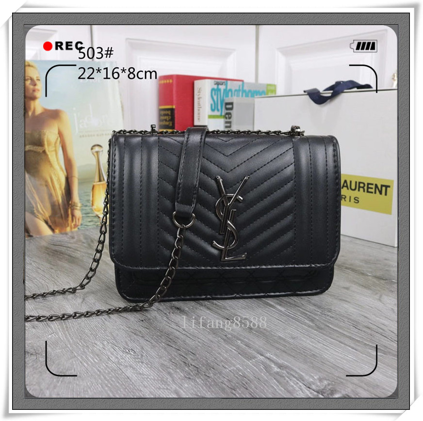 

New women most like stylish handbags multi-pocket accessories purse L flower mini pockets cross body bags shoulder bags ySL, Red;black