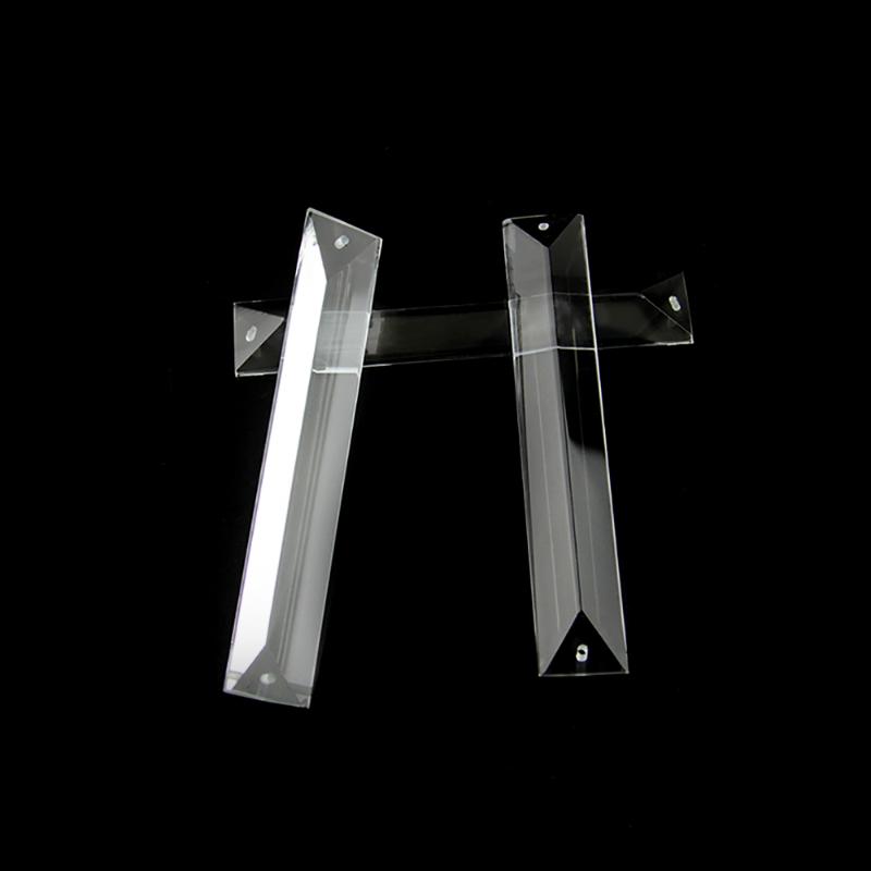 

Rectangle Prisms Crystal Pendants Chandelier Pendants 22x63mm 22x76mm 22x100mm 2 holes For Home Decor High Quality