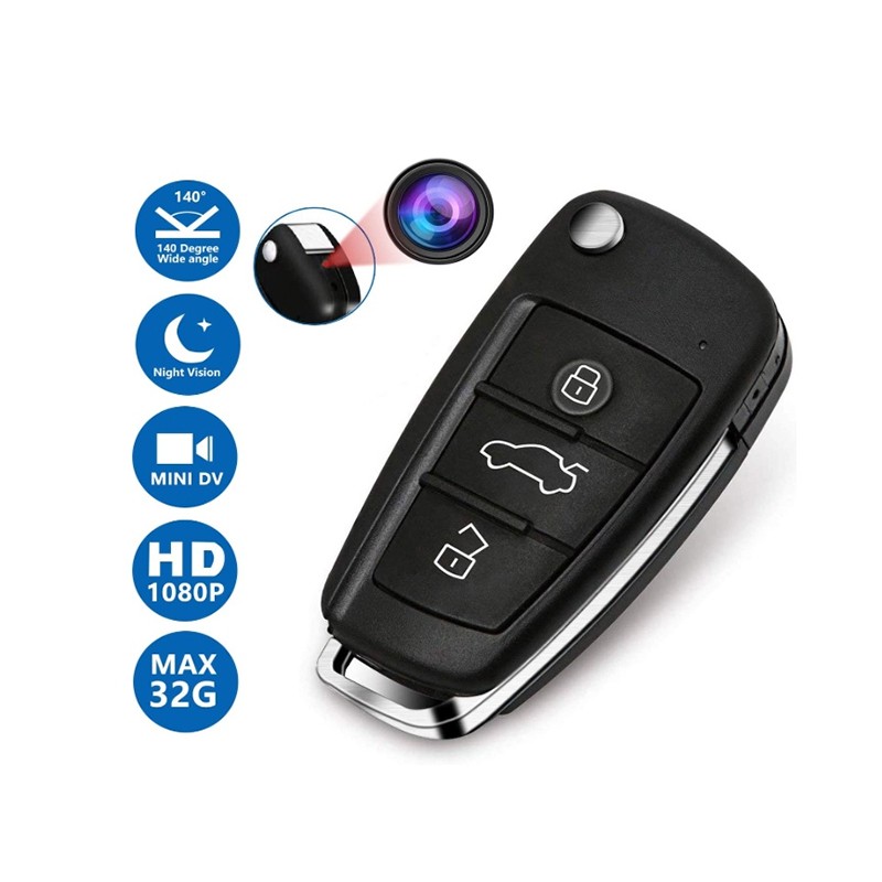 Ultra-small Infrared Night Vision Sports Surveillance Camera 1080P Full HD Mini Camera Car Key Cam Keychain Portable Cameras Camcorder Video Reco-image-748234705