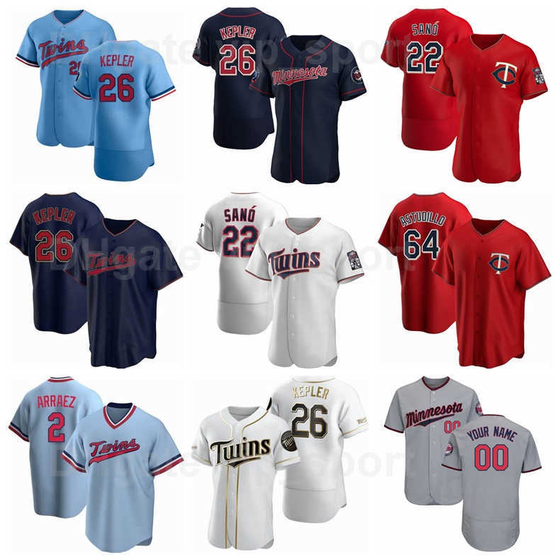 

22 Miguel Sano Jersey Baseball 25 Byron Buxton 2 Luis Arraez 64 Willians Astudillo 26 Max Kepler 24 Josh Donaldson Men Kids Women, Men flexbase