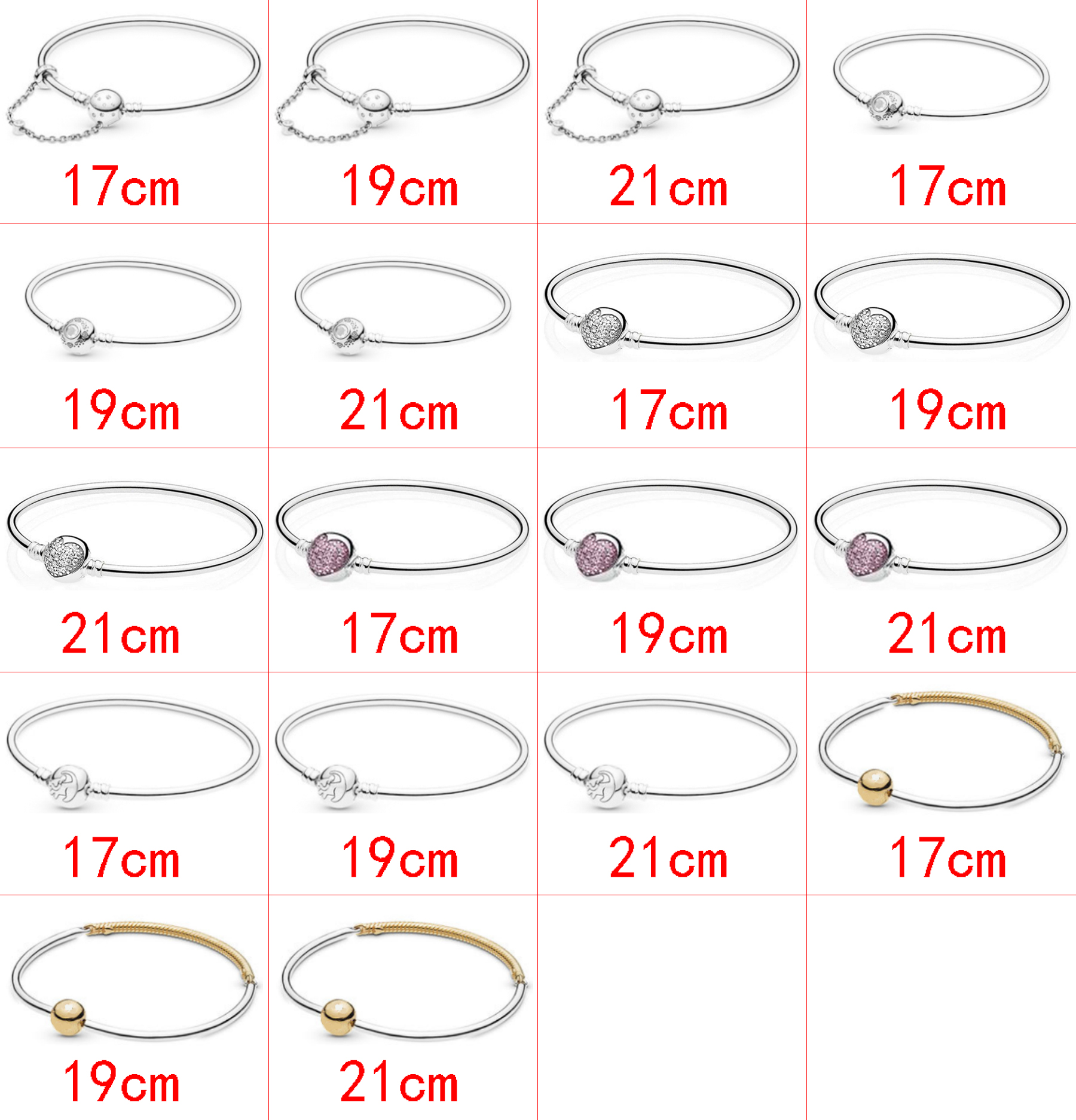 

2021 new style 925 sterling silver fashion DIY cartoon sweet romantic creative basic chain bracelet jewelry factory direct sales