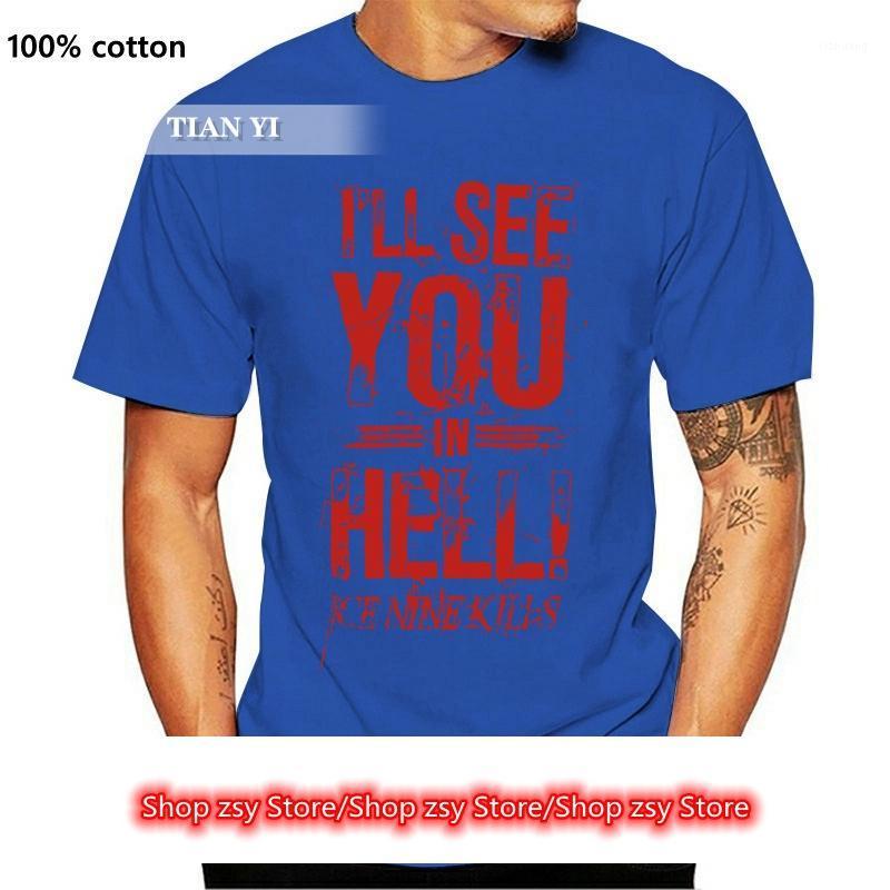 

Men' T-Shirts Funny Men T Shirt Novelty Tshirt Women Ice Nine Kills See You In Hell T-shirt, Beige