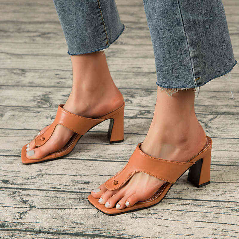Ladies Punk Peep Toe Block Heels Slippers Mules Roma Sandals Shoes Flip flops Ladies Punk Peep Toe Block Heels Slippers Mules Roma Sandals Shoes Flip flops