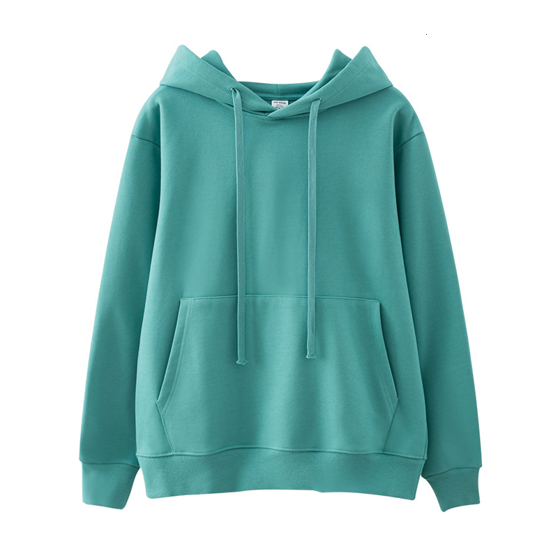 

2021 Spring with Pure Tops for Women's Hoodies Zehp, Turquoise
