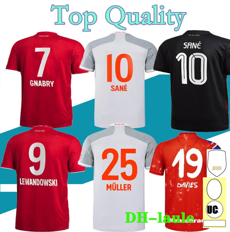 

20 21 fans player version SANE LEWANDOWSKI COMAN GNABRY ALABA DAVIES MULLER Soccer jersey 2020 2021 Football jersey shirts