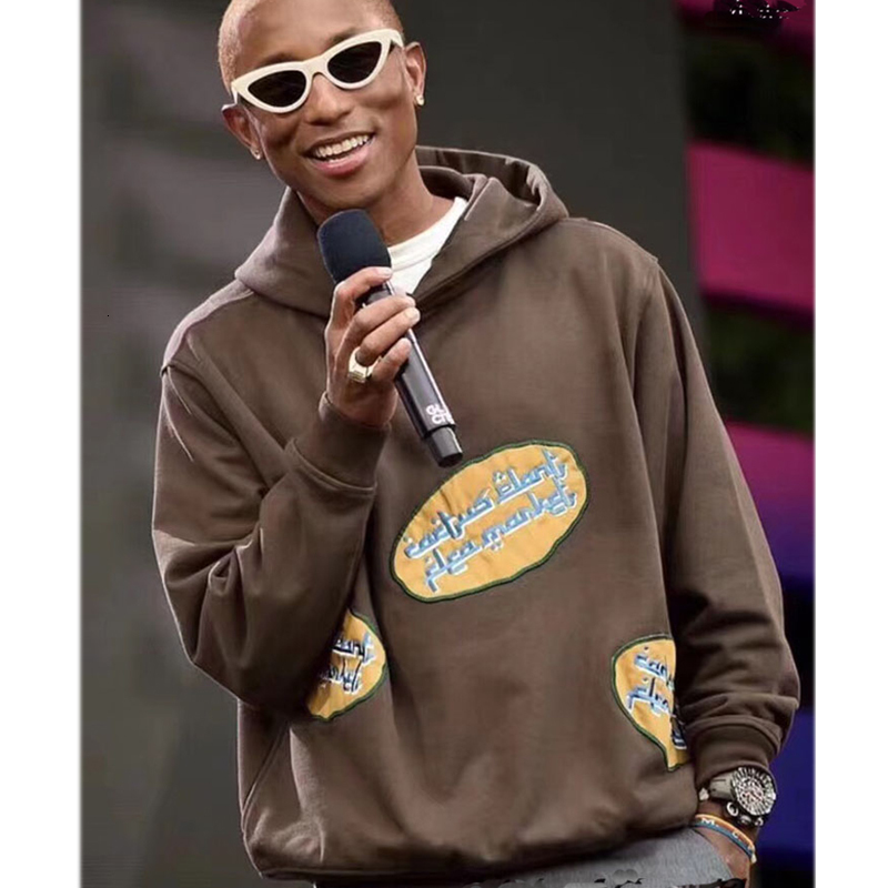 

Women's Hoodies & Sweatshirts Hip hop kanye west Arab brown hoodie with the women's cpfm. xyz s sweaters BT26, 1# shoe box