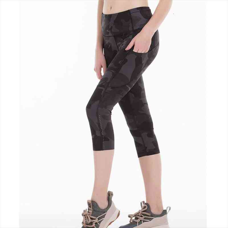 

sports capris gym super quality womens legging stretch fabric camo black wine red