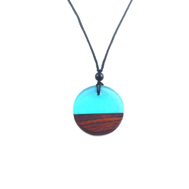 

Pendant Necklaces Antique Fashion Necklace, Wood & Resin Matching Special Gift Jewelry Wholesale