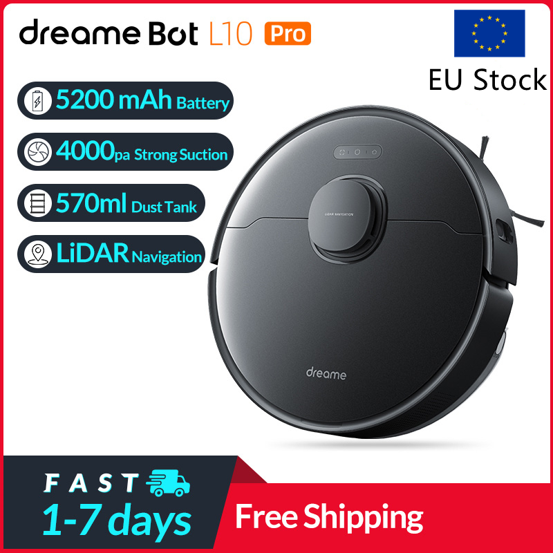 

Dreame Bot L10 Pro Robot Vacuum Cleaner For Home Sweeping Washing Mopping