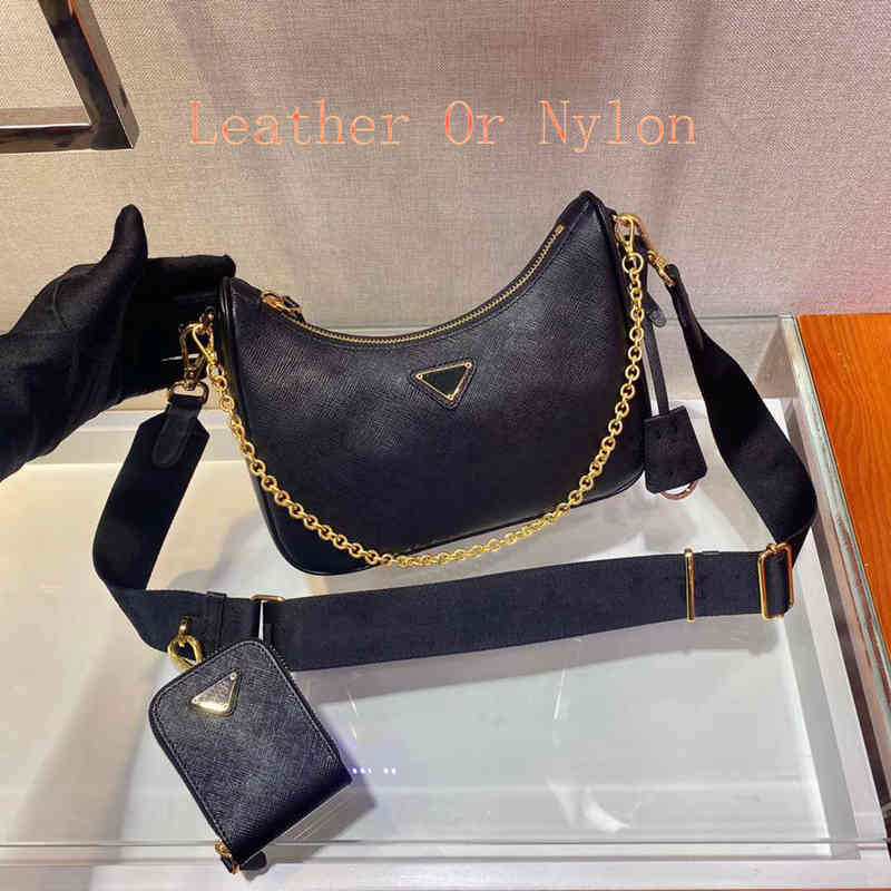 

2021 fashion Re-Edition 2005 Leatherwear Nylon woman luxurys men designers bags lady Womens mens crossbody tote Hobo Shoulder Purses, Customize