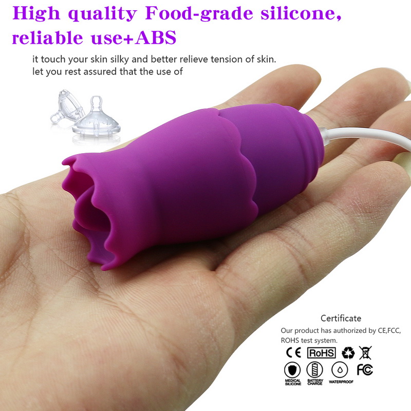 

12 Speeds Tongue Oral Licking Vibrators USB Vibrating Egg G-spot Vagina Massage Clitoris Stimulator Sex Toys for Women Sex Shop