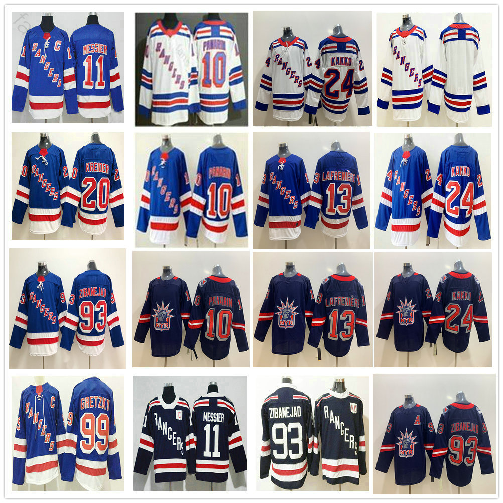 

2021 Reverse Retro New York Rangers Artemi Panarin Kaapo Kakko Alexis Lafreniere Messier Kreider Gretzky Mika Zibanejad Navy Hockey Jerseys, Black;red