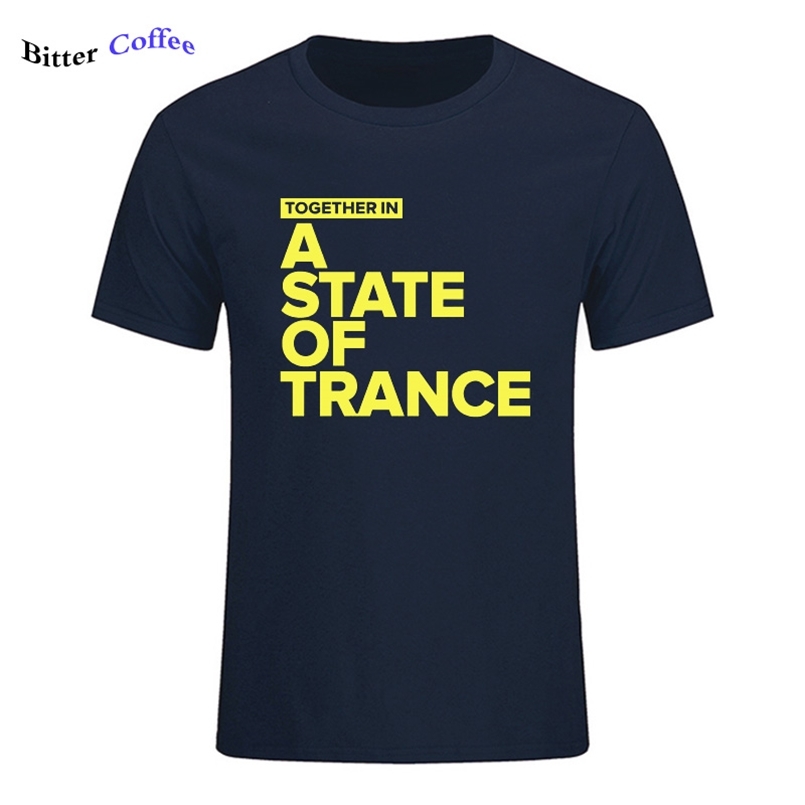 

Together In A State of rance Men Shirt Armin Van Buuren Hip Hop Shirts Cotton Short Sleeve Streetwear -Shirt Homme 210721