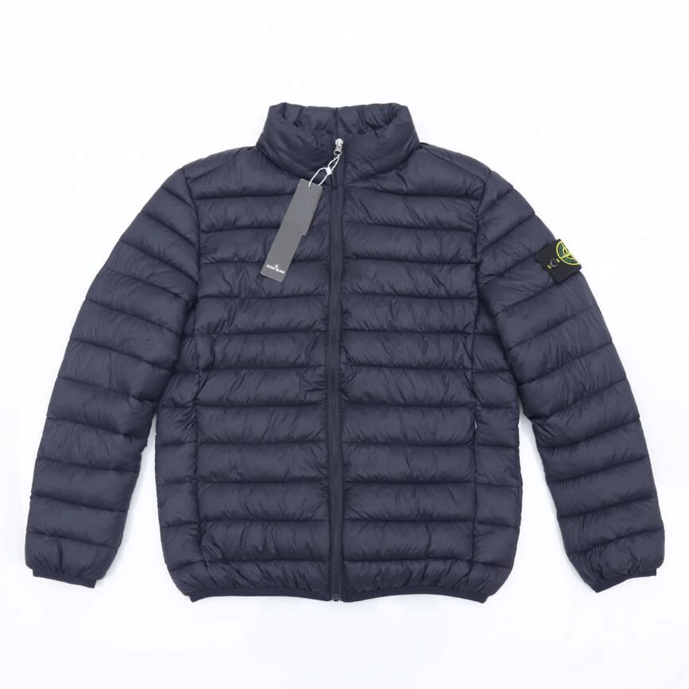 

Designer Men's Jackets Fashion High Quality Male Coats Stone Winter Windbreaker Jacket Island Warm Casual Outdoor Zipper Thick Outerwear Sportwear Men Top Clothing, Black