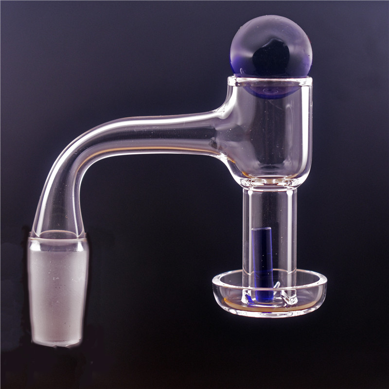 

Flat Top Terp Slurper Quartz Banger 2mm Wall With 20mm Glass Marble & Ruby Pearl & Ruby Pill For Quartz Banger Nails