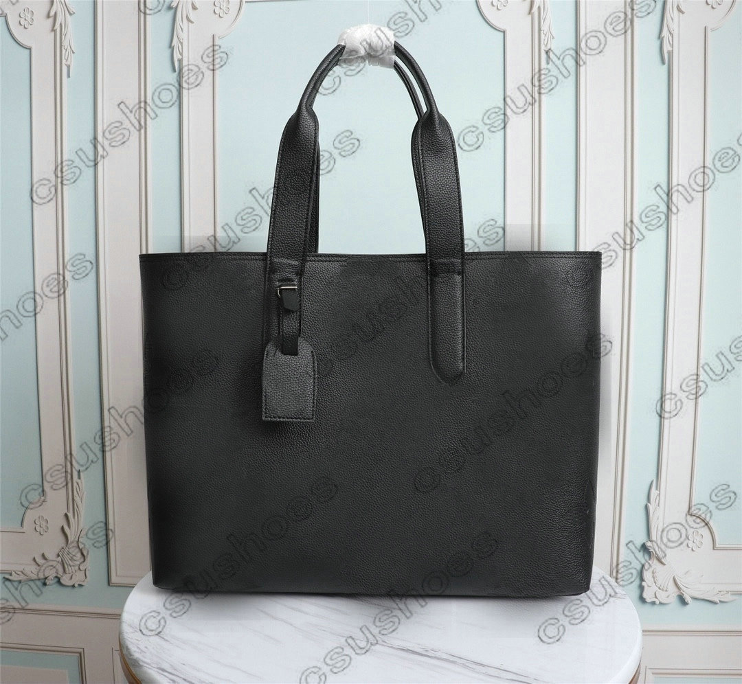 

CABAS VOYAGE TAURILLON SHADOW M57290 Leather Totes Mens Designers Luxurys Handle Bag Vintage Crossbody Handbag Cabas Voyage Purse
