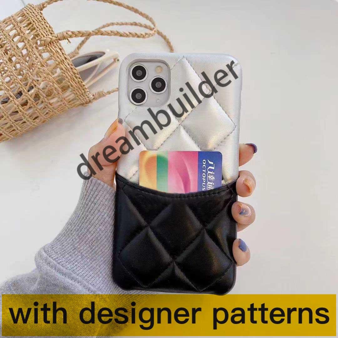 

C fashion phone cases for iphone 12 pro max 11 11Pro 11ProMax 7 8 plus X XR XS XSMAX PU leather designer case with card, Yellow