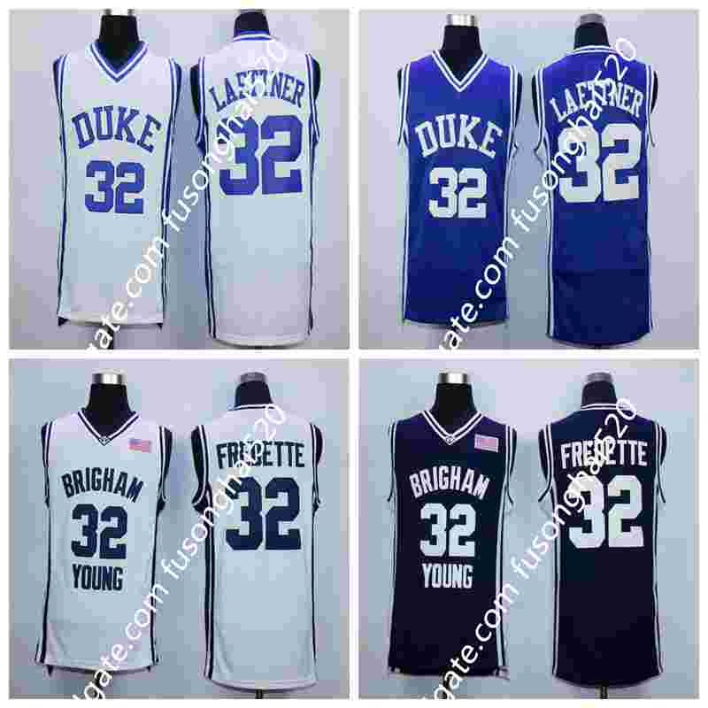 

NCAA Duke Blue Devils 32 Christian Laettner 4 Shirts Uniforms 1992 USA Dream Team Fashion 32 Jimmer Fredette Team Color Navy Blue White, Black;red