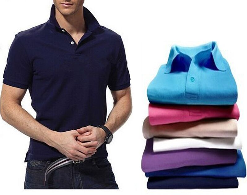 

High Quality Tops&Tees Men's Polo shirts Business men brands Polo Shirts Turn-down collar mens polo shirt, White;black