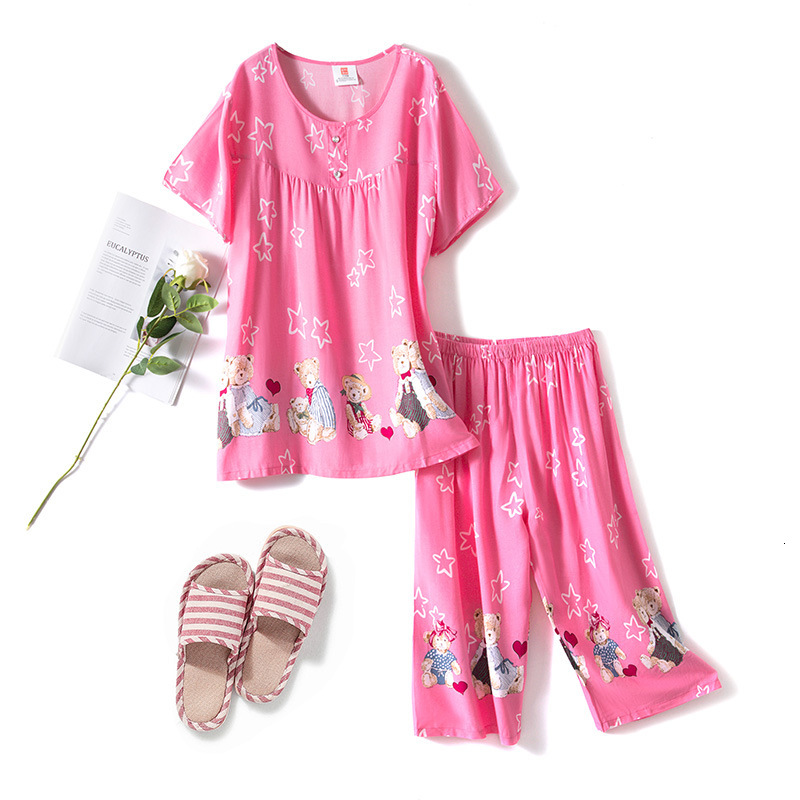 

Mrs. 2pc Nicks a Pajamas O-necks Up & Round-length Beeping Nightwear Turkey Dress Cute Star Cricket Home Bear Oz2s, Light blue