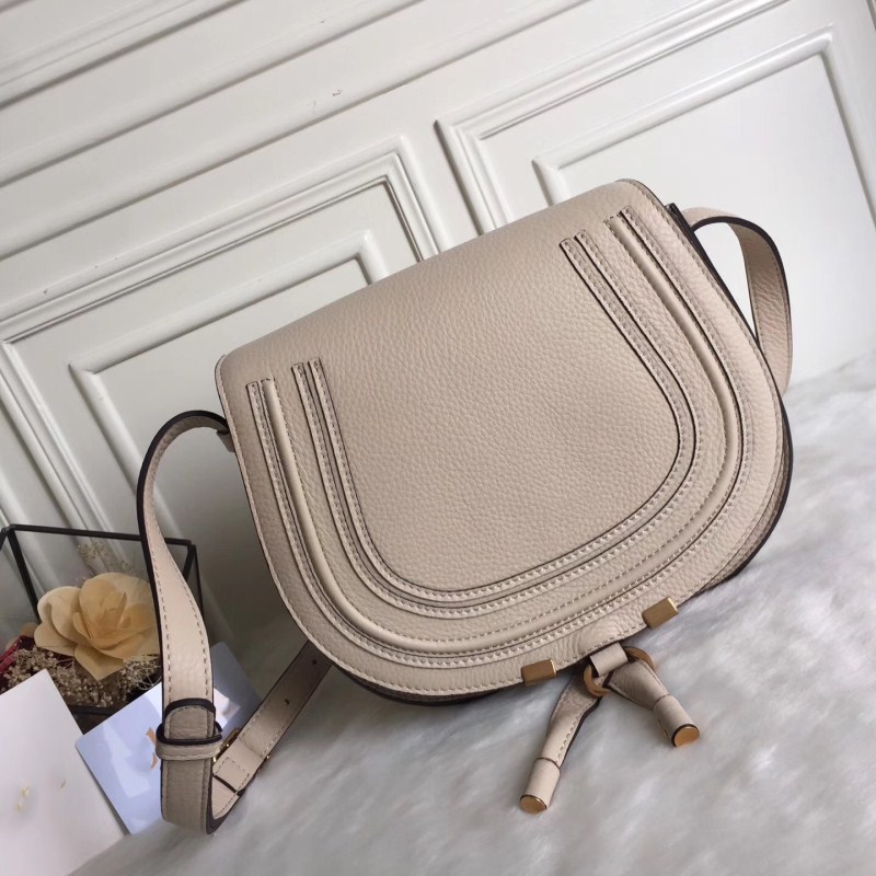 

Women's handbags designed by famous fashion brands in 2021High quality real cowhide leather Cloe mini Marcie One shoulder crossbody saddle bag