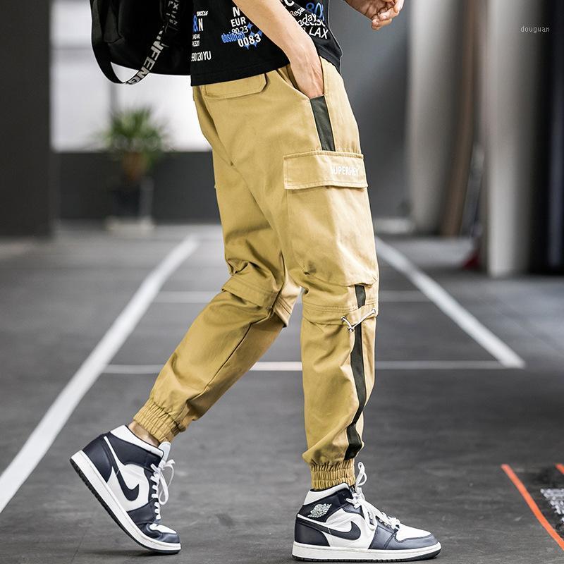 

Men's Pants Harem Joggers Mens Skateboard Sportswear Pockets Casual Harajuku Streetwear Tide Male Sweatpants, Black