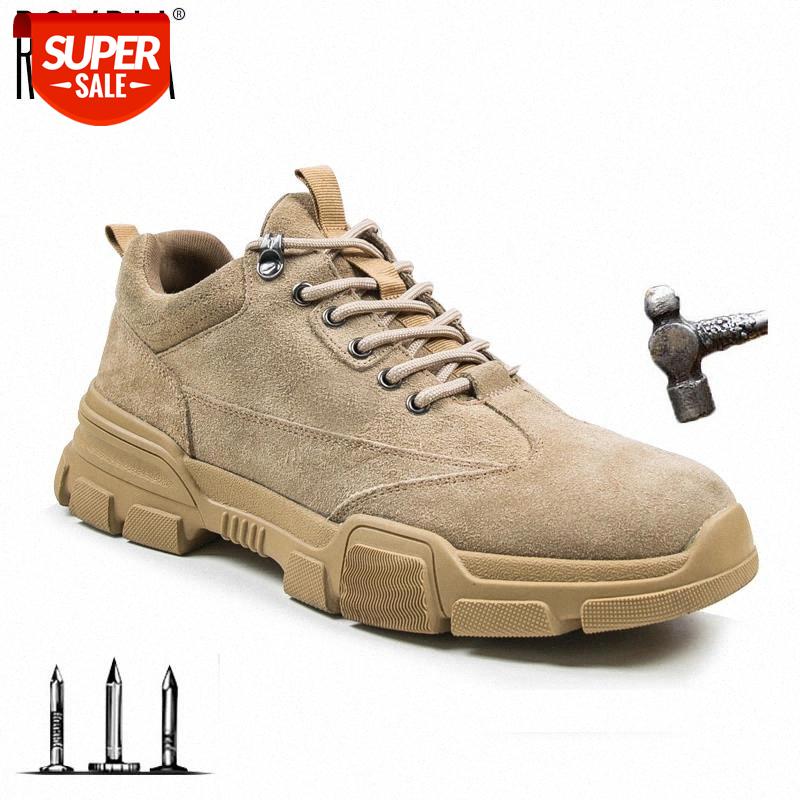 

Drop shipping Steel Toe Work Safety Shoes Men Women Antistatic 6KV Electrowelding Construction Plus size 37-48 RXODIA RXM183 #Qk7r