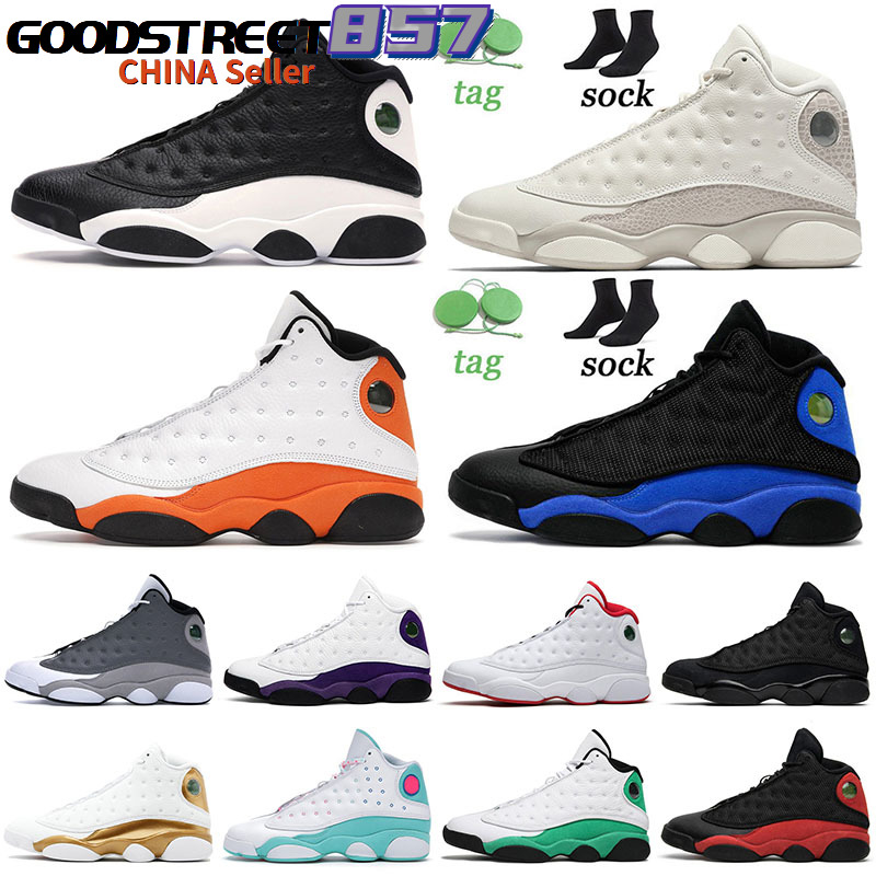 

2021 Arrival Basketball Shoes Hyper Royal Bred Jumpman Snekaers Jordon 13 13s XIII Lucky Green Reverse Game Starfish Retro Trainers, D17 olive 40-47